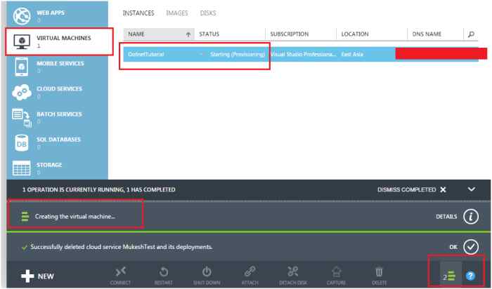 creating your Virtual Machines